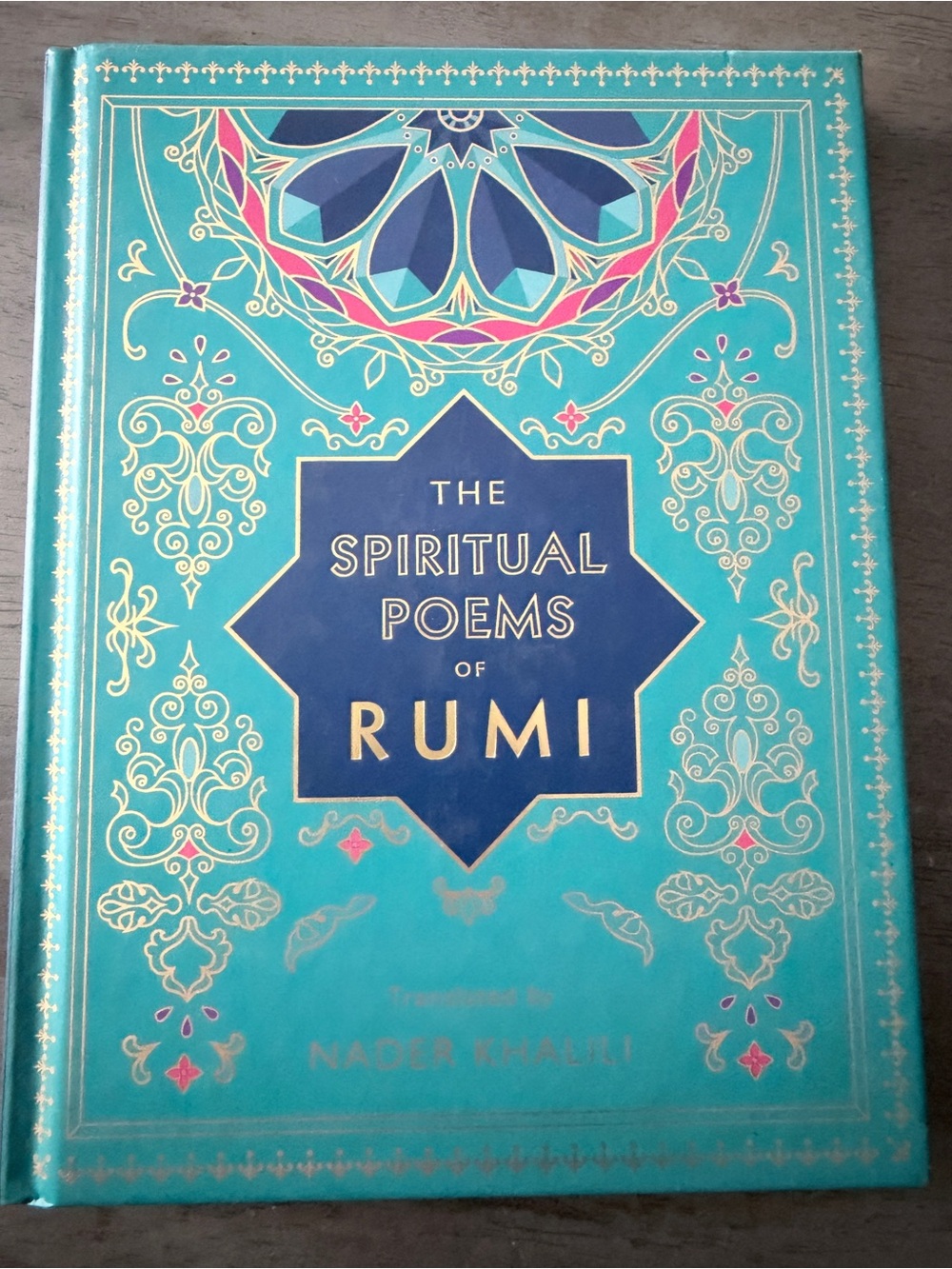 The Spiritual Poems of Rumi Hardcover Book